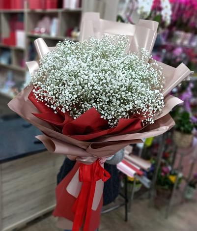 Букет цветов из: Гипсофила в Красная Долина
