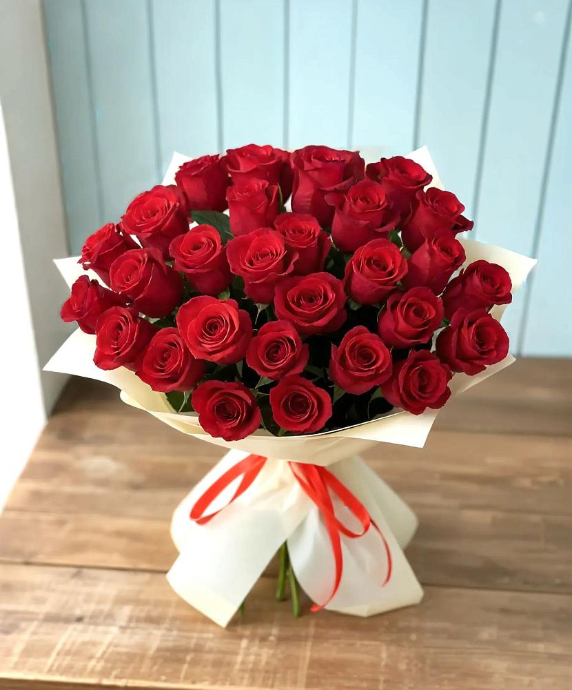 Букет 29 Красных роз в Красная Долина