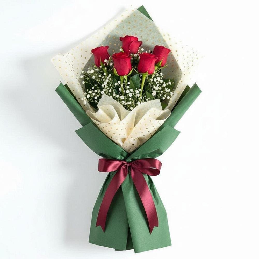Букет цветов из: Розы в Красная Долина