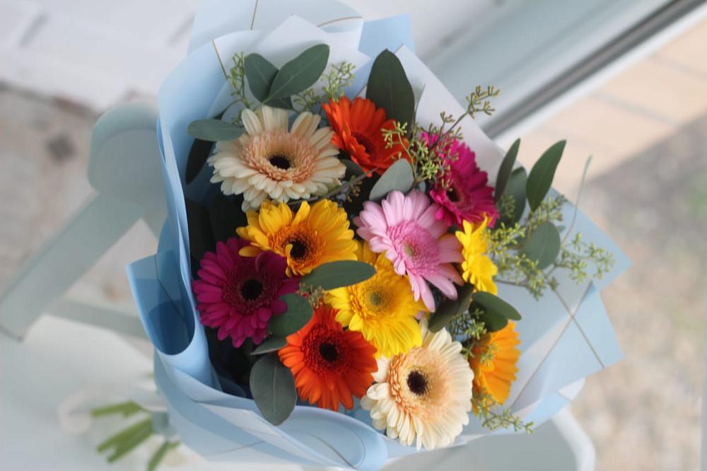 Букет цветов из: Герберы в Красная Долина