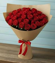 Букет Красные розы Милано в Красная Долина