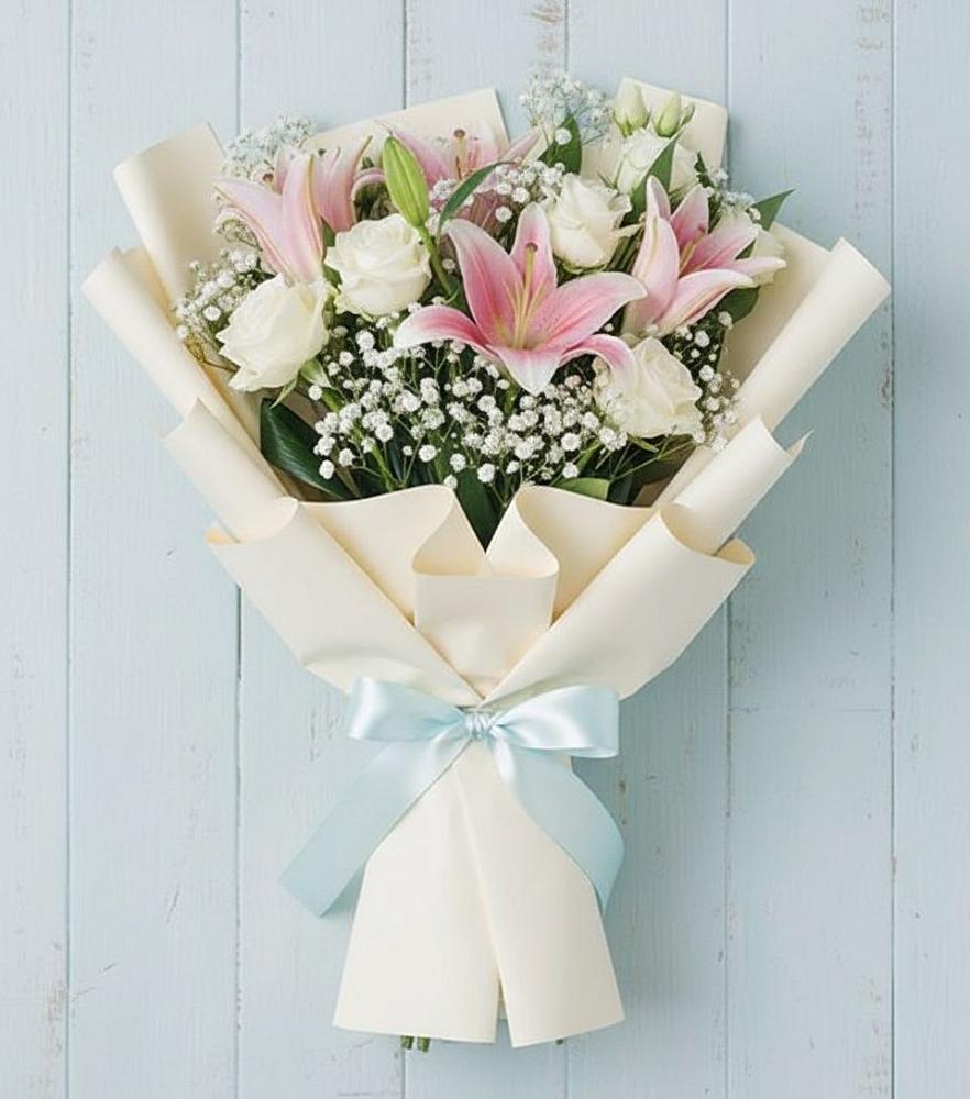 Букет цветов из: Лилии в Красная Долина