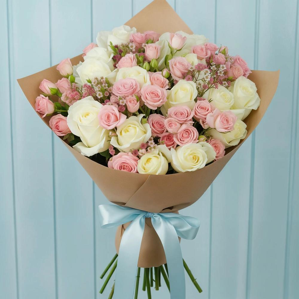 Букет цветов из: Розы в Красная Долина