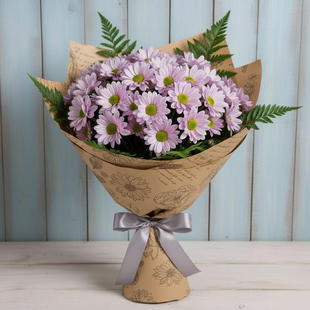 Букет цветов из: Хризантемы в Красная Долина