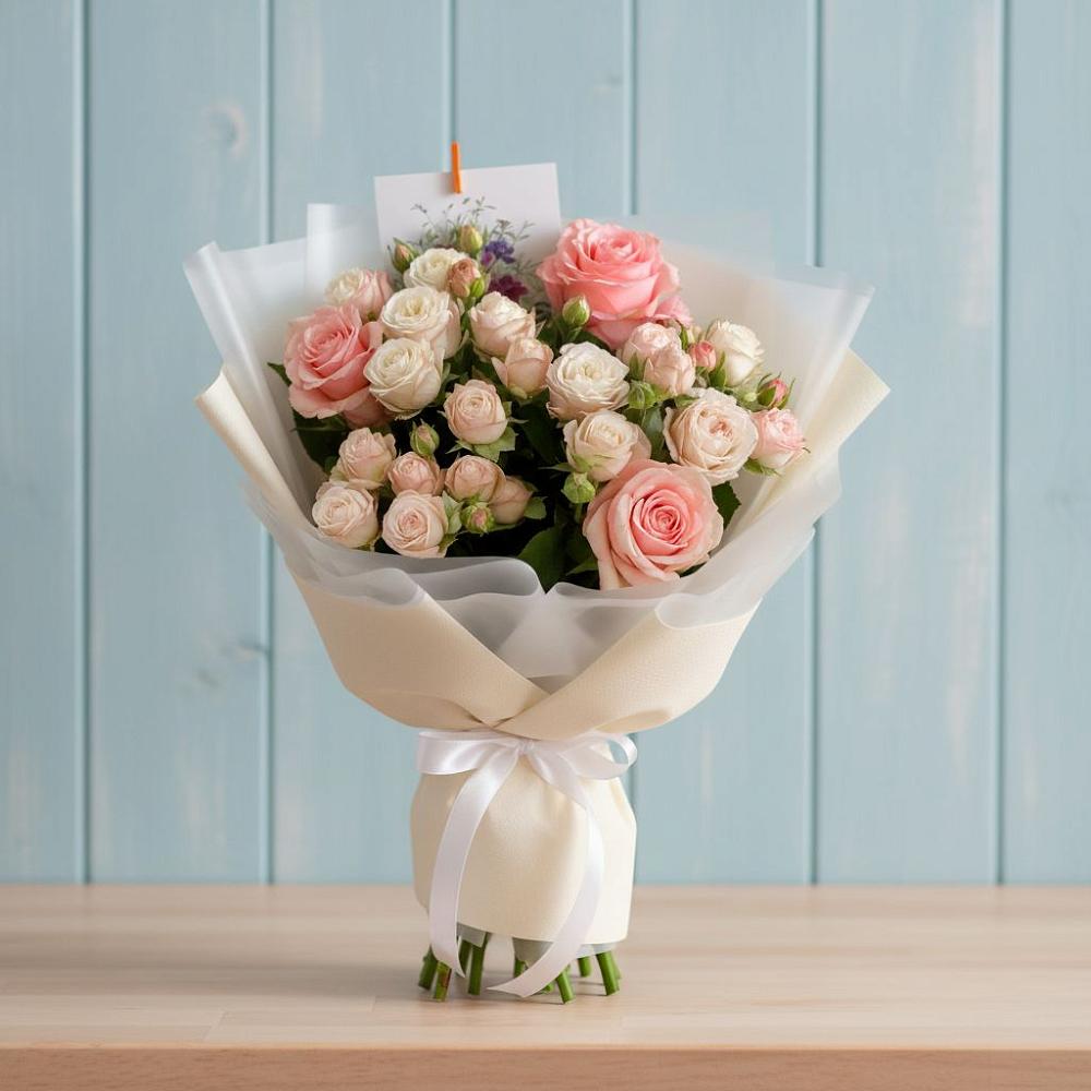 Букет цветов из: Розы в Красная Долина