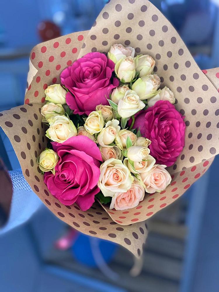 Букет цветов из: Розы в Красная Долина