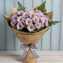 Букет цветов из:  Хризантемы #REPLACE_PRED# Красная Долина