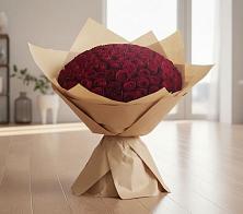 Букет 101 Красная роза в Красная Долина