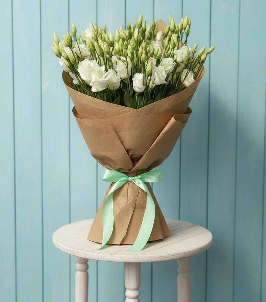 Букет цветов из: Лизиантусы в Красная Долина