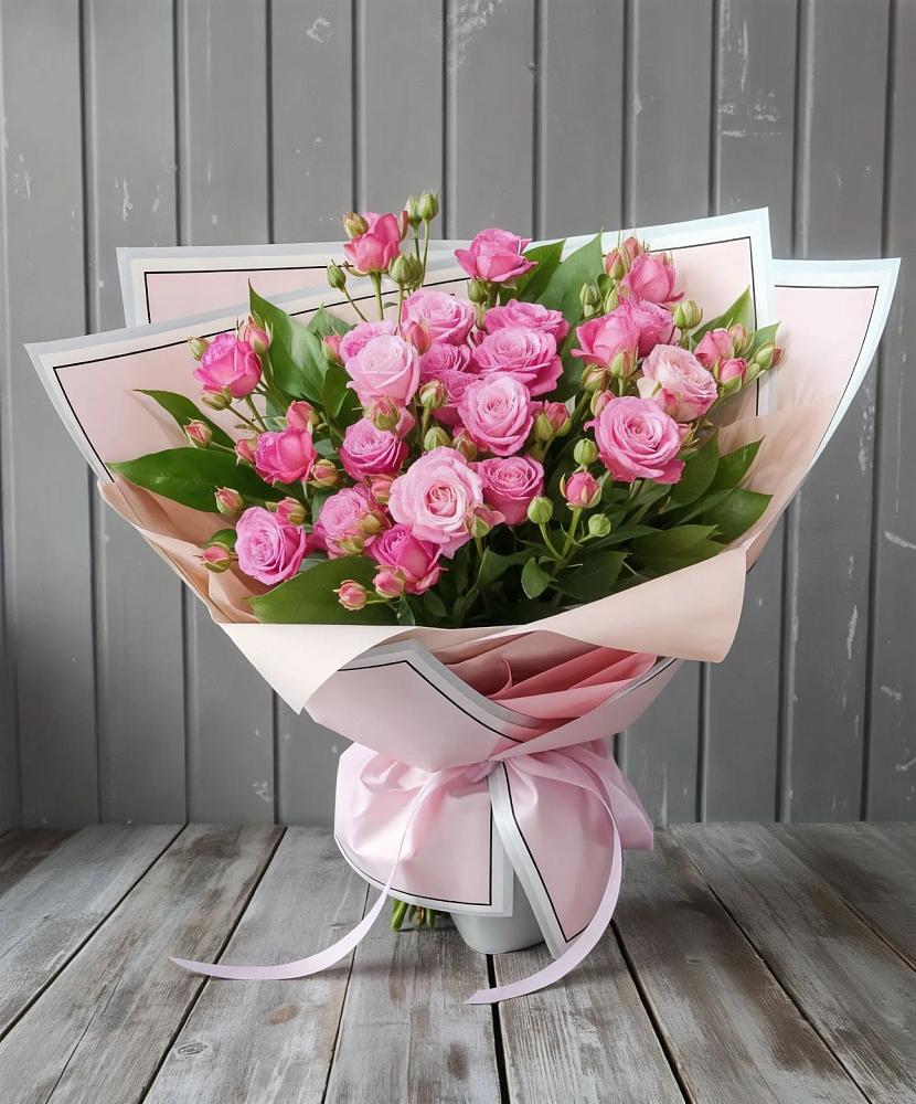 Букет Розовый кустик в Красная Долина