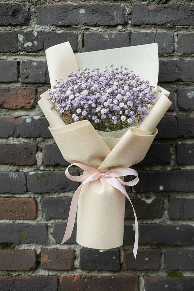 Букет цветов из: Гипсофила в Красная Долина