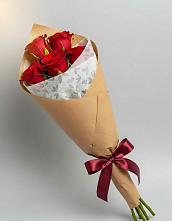 Букет цветов из:  Розы #REPLACE_PRED# Красная Долина