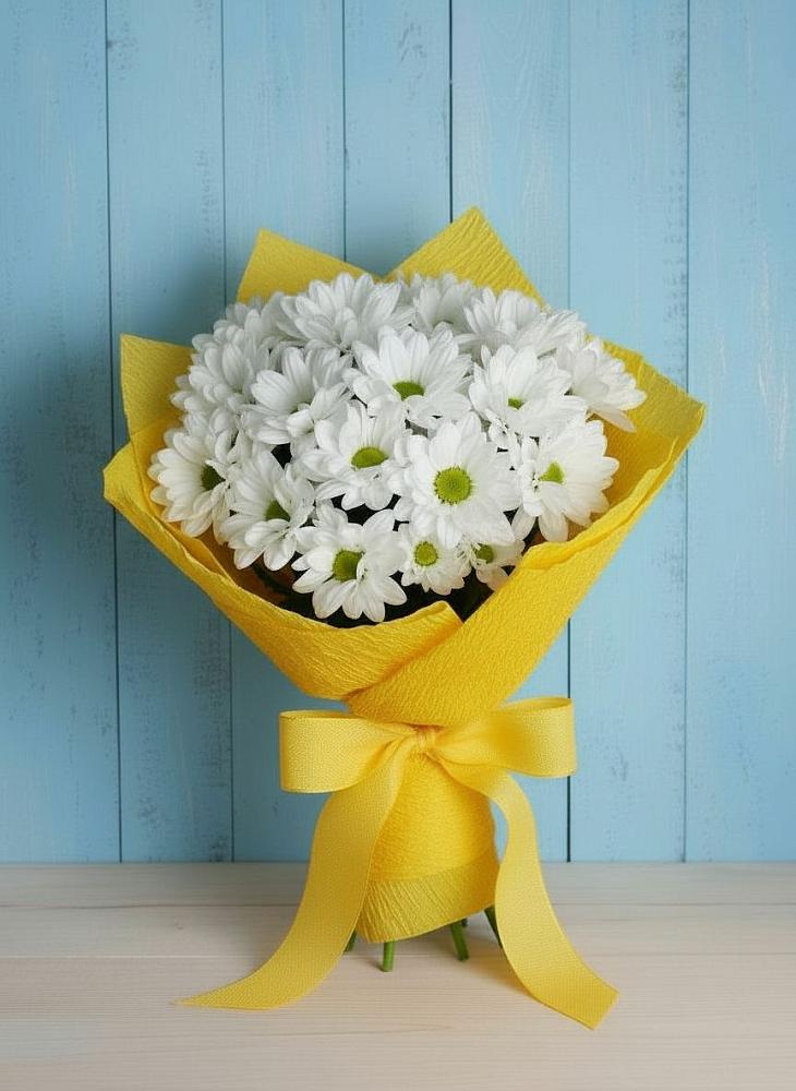 Букет цветов из: Хризантемы в Красная Долина