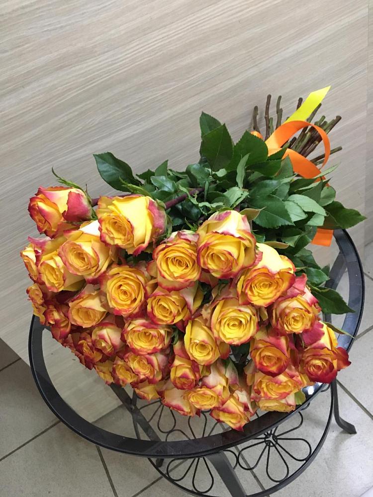 Букет Желтые розы в Красная Долина