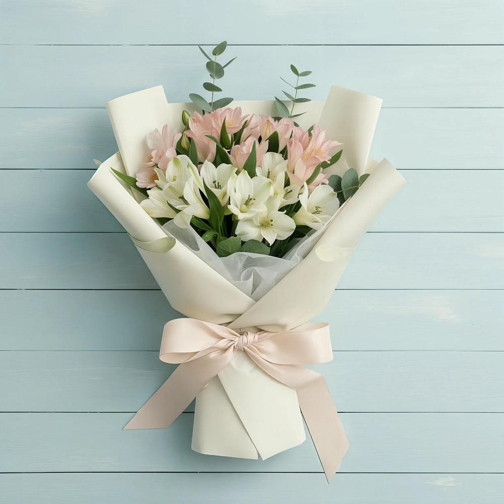 Букет цветов из: Альстромерии в Красная Долина