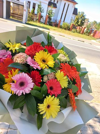 Букет цветов из: Герберы в Красная Долина