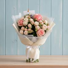Букет цветов из:  Розы в Красная Долина
