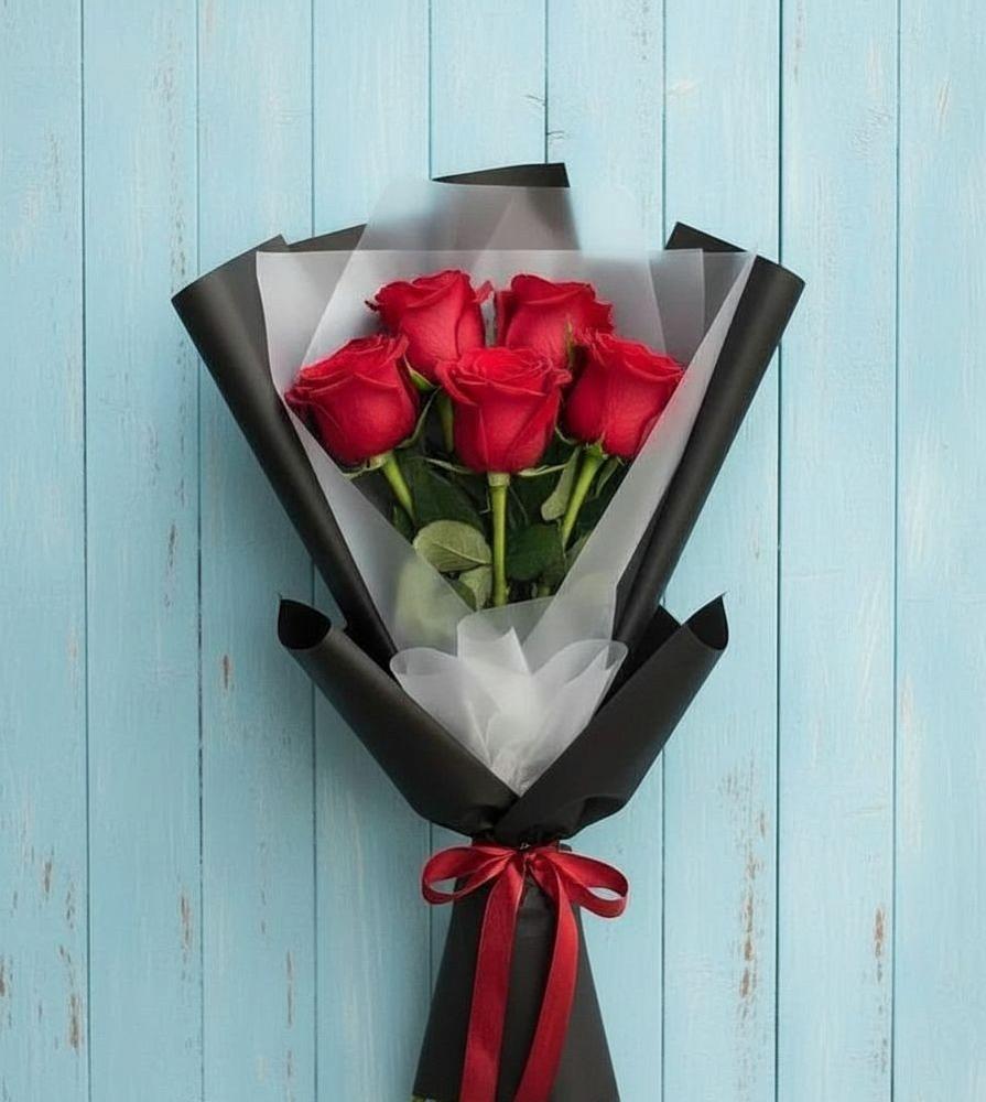 Букет цветов из: Розы в Красная Долина